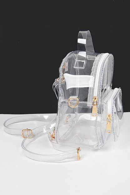 Transparent Cleared Stadium Small Backpack