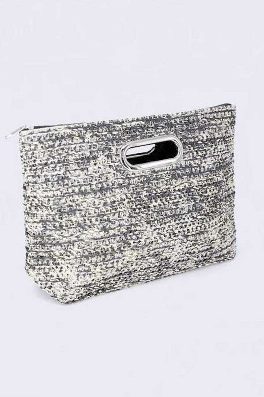 Fashion Straw Summer Top Handle Clutch