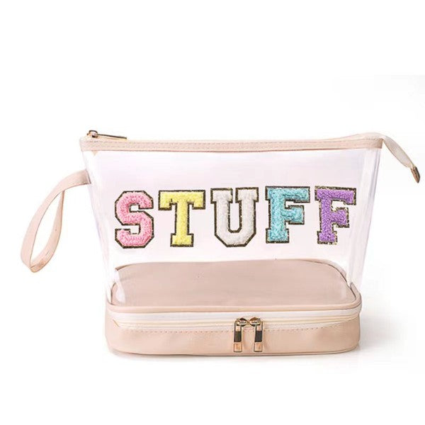 STUFF Make up Cosmetic Bag Travel Organizer Case