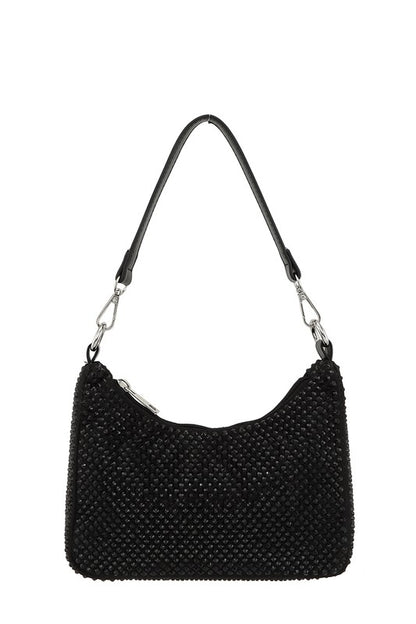 Full Crystal U Shape Crossbody Bag