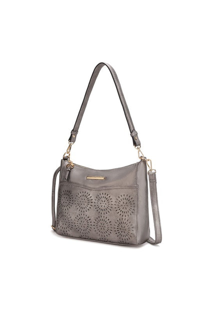 MKF Collection Alani Laser Cut Shoulder Bag by Mia