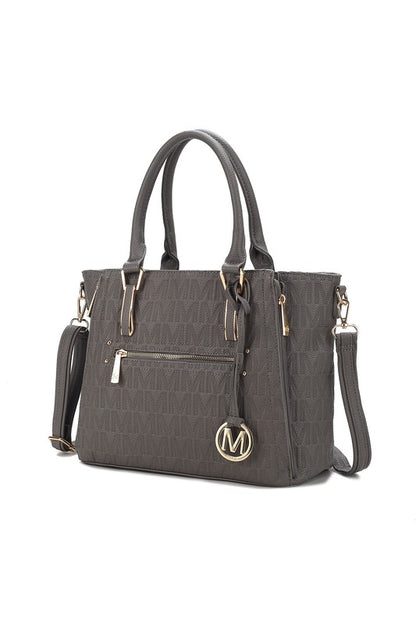 MKF Cairo M Signature Satchel Bag by Mia K