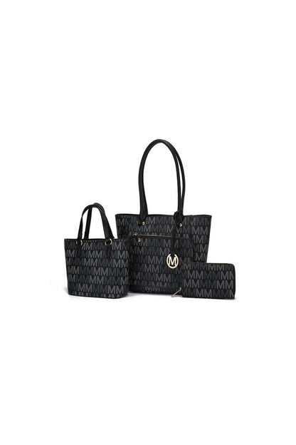 MKF Lady M Signature Tote Bag & Wallet Set by Mia