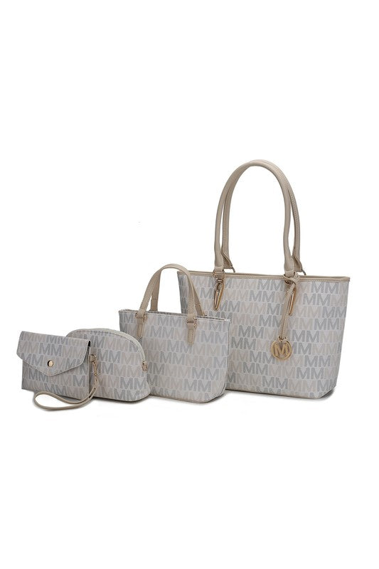 MKF Alexy M Signature Tote Bag 4 PCS Set  by Mia K