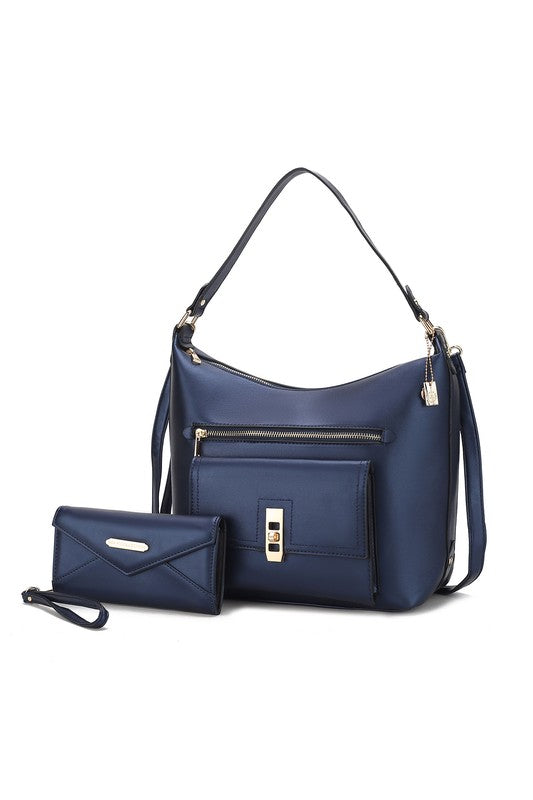 MKF Clara Shoulder Bag with Wristlet Wallet by Mia