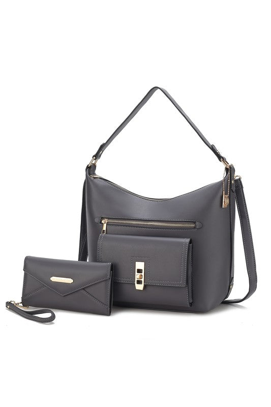 MKF Clara Shoulder Bag with Wristlet Wallet by Mia