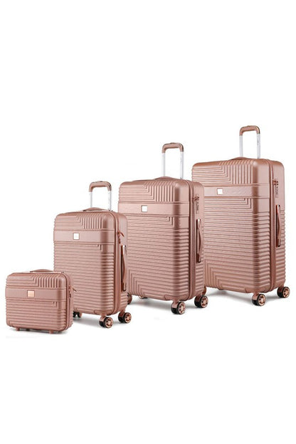 MKF Mykonos Luggage Set by Mia K- 4 pieces