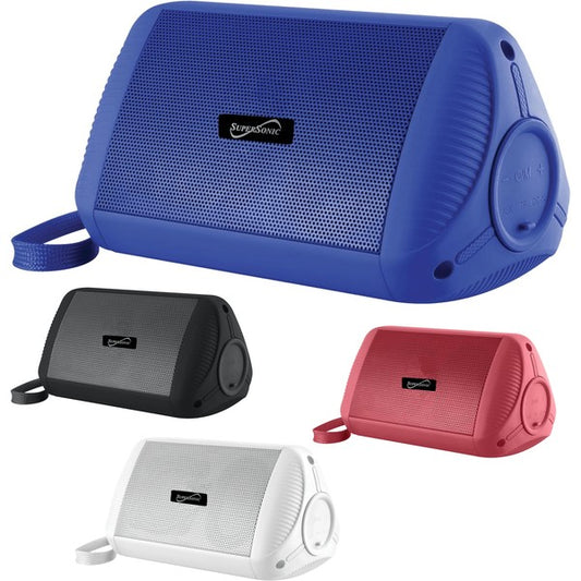 Supersonic IPX6 Water-Resistant BT Speaker w TWS