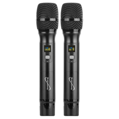 Supersonic UHF Dual Wireless Microphone