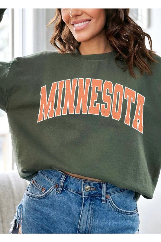 Minnesota State Oversized Graphic Sweatshirts