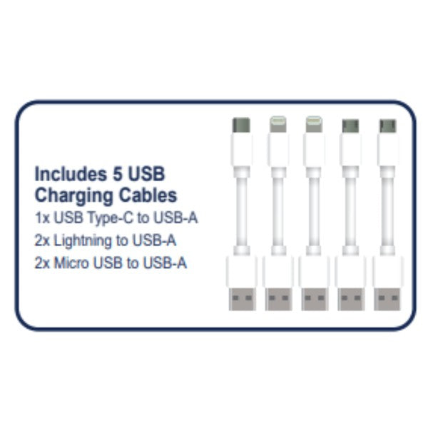 Emerson 5-Port USB Charging Station