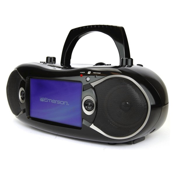 Emerson 7 Inch Bluetooth DVD Boombox w Digital TV