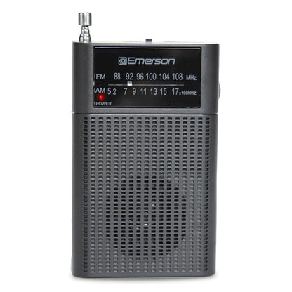 Emerson Portable AMFM Radio with Built-In Speaker