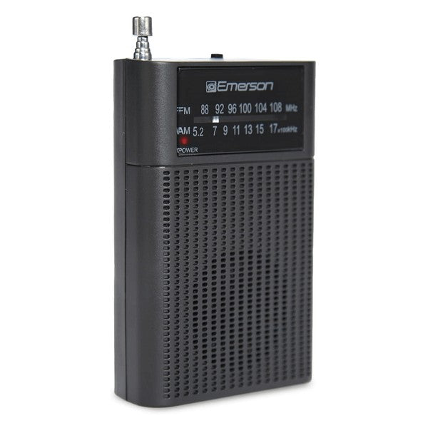 Emerson Portable AMFM Radio with Built-In Speaker