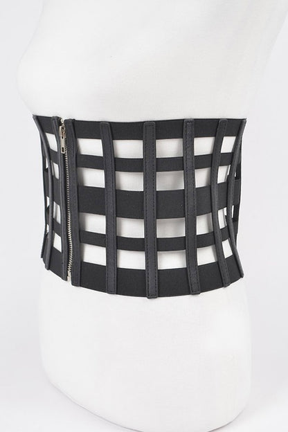 Zip Up Iconic Corset Belt