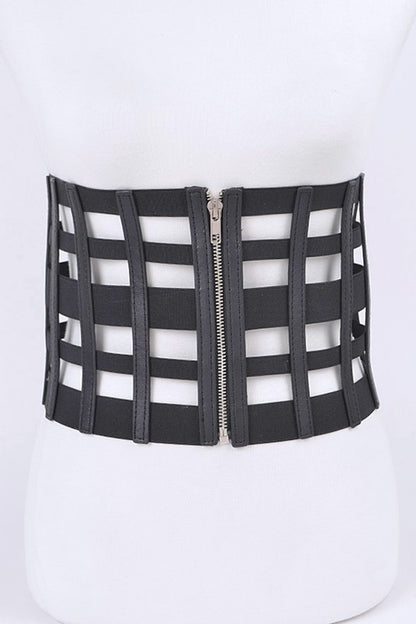 Zip Up Iconic Corset Belt