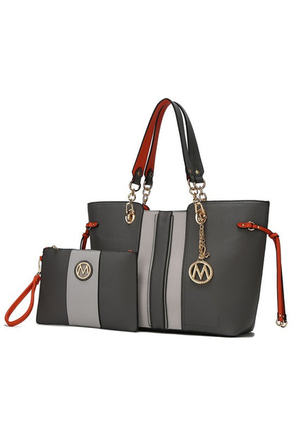 MKF Holland Tote Bag with Wristlet by Mia k