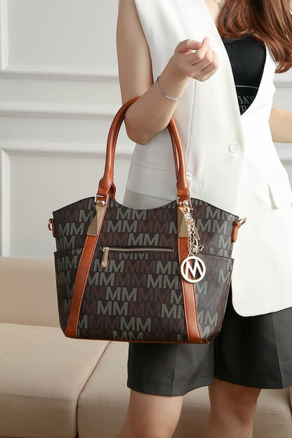 MKF Jeneece M Signature Tote Bag by Mia K