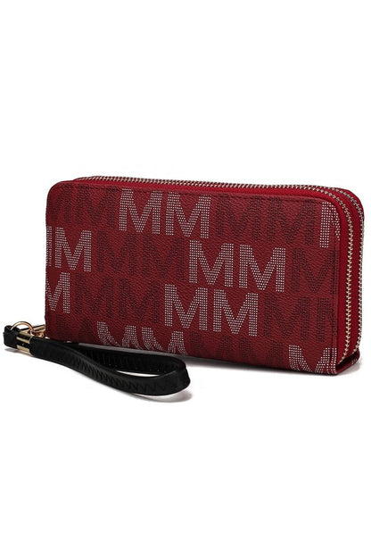 MKF Hofstra M Signature Wallet Wristlet by Mia K