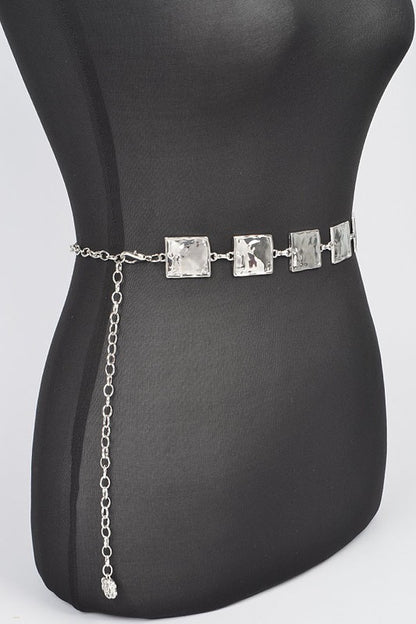 Square Plate Iconic Chain Belt