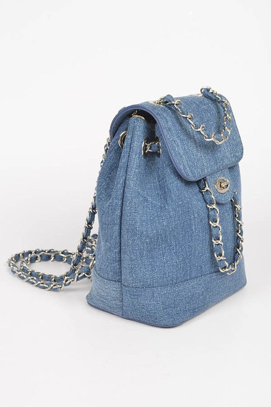 Denim Fashion Backpack