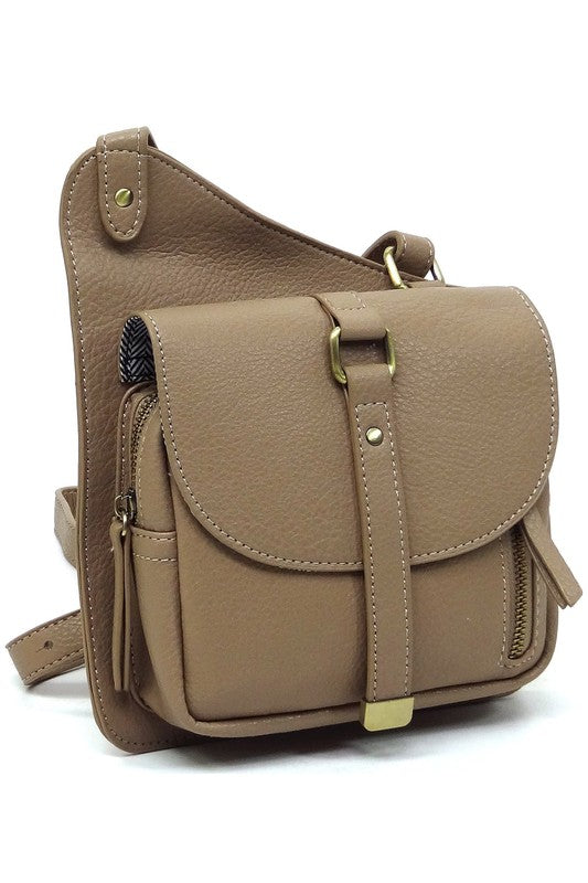 Fashion Flat Crossbody Bag