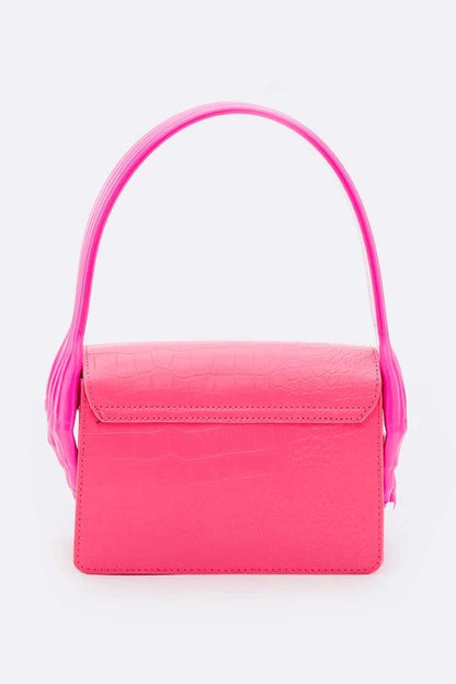 Iconic Hand Jelly Handle Convertible Fashion Bag