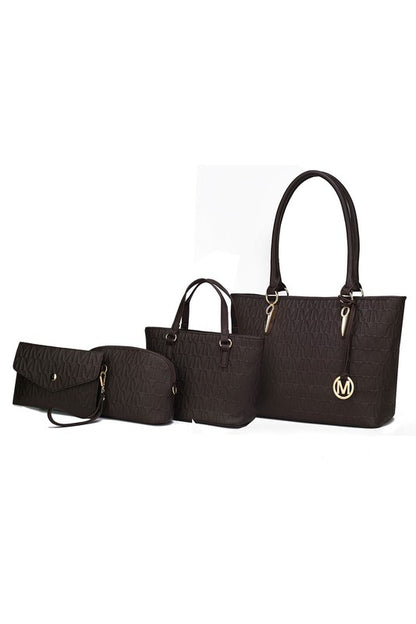 MKF Edelyn M Signature 4 PCS Tote Bag by Mia K