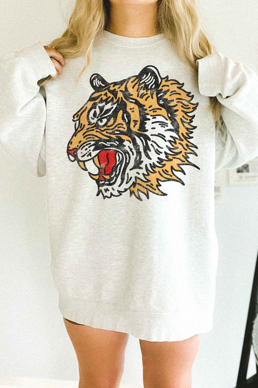 TIGER OVERSIZED SWEATSHIRT