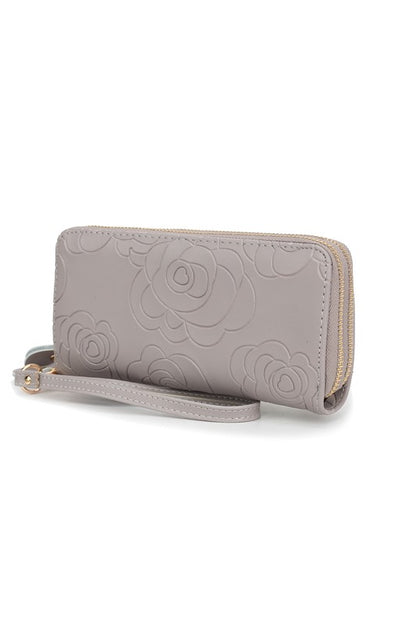 MKF Ellie Genuine Leather Flower Wallet by Mia K