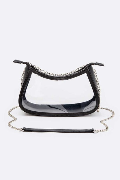 Transparent Stadium Shoulder Bag