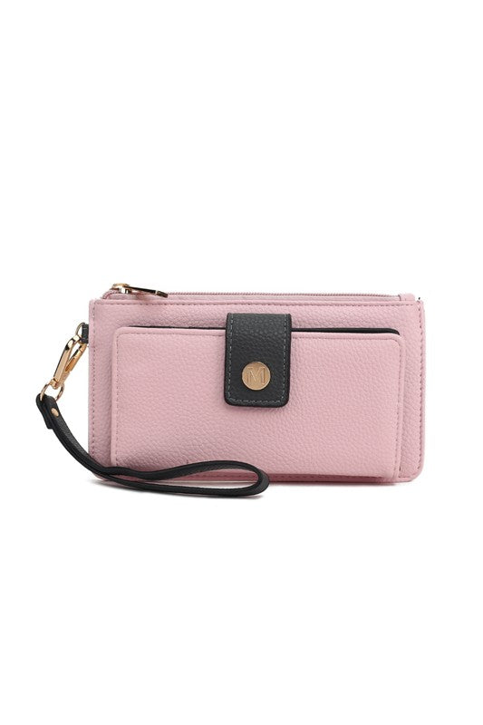 MKF Olympe Vegan Leather Wristlet Wallet by Mia K