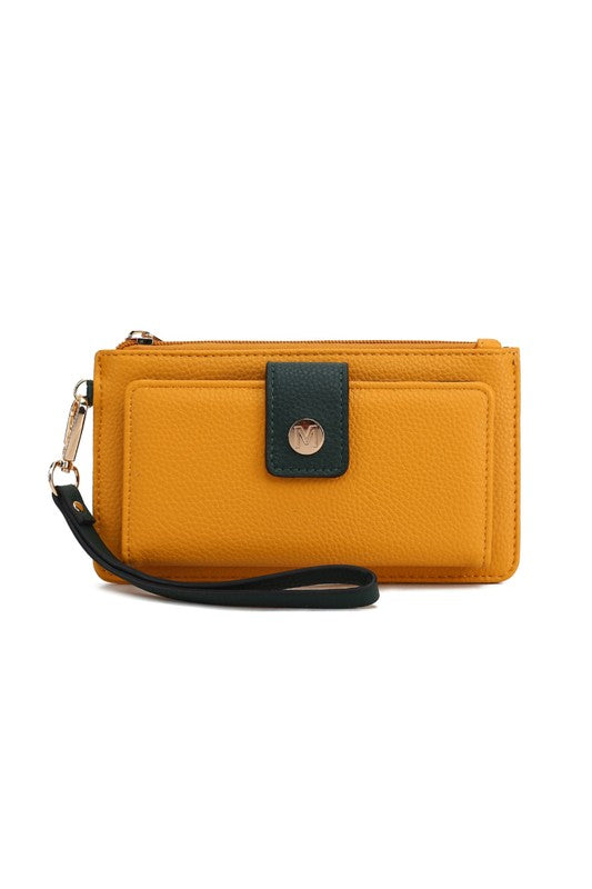 MKF Olympe Vegan Leather Wristlet Wallet by Mia K