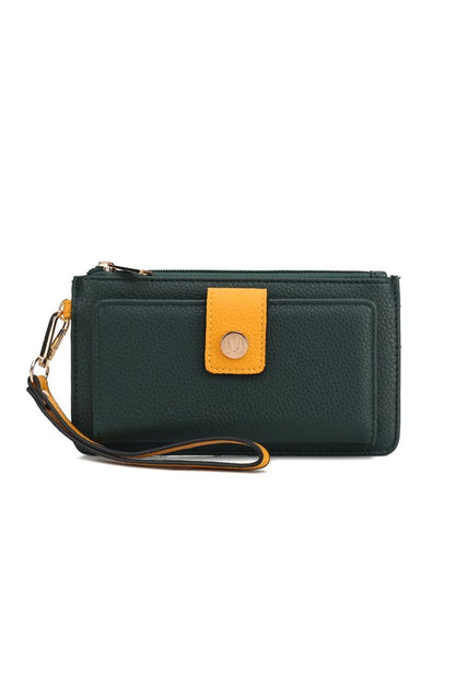 MKF Olympe Vegan Leather Wristlet Wallet by Mia K