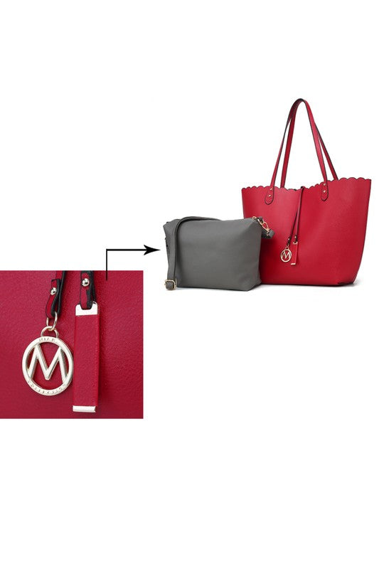 MKF Reversible Shopper Tote & Crossbody by Mia K