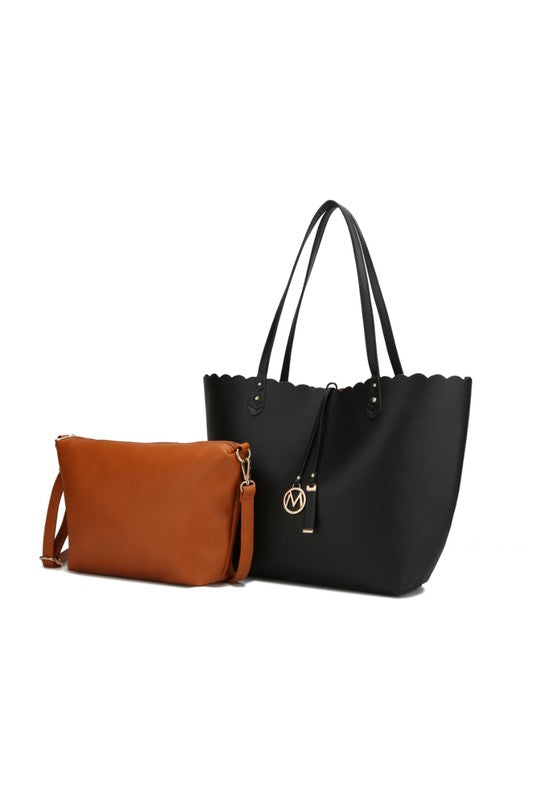 MKF Reversible Shopper Tote & Crossbody by Mia K