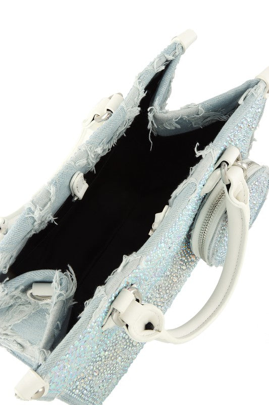 Rhinestone and Crossbody Bag