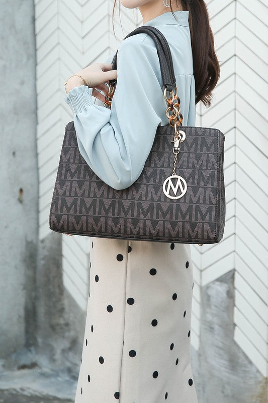 MKF Collection Sirna M Signature Tote Bag by Mia k