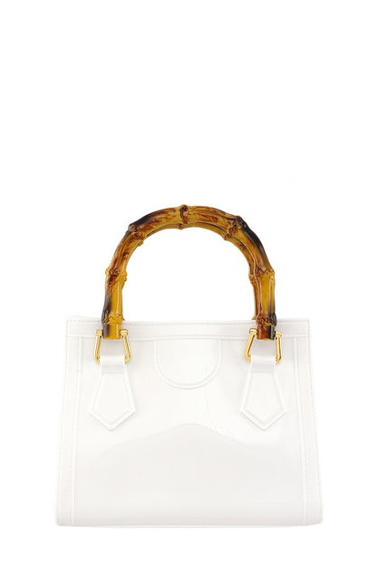 Square Shape and Bamboo Handle Jelly Bag