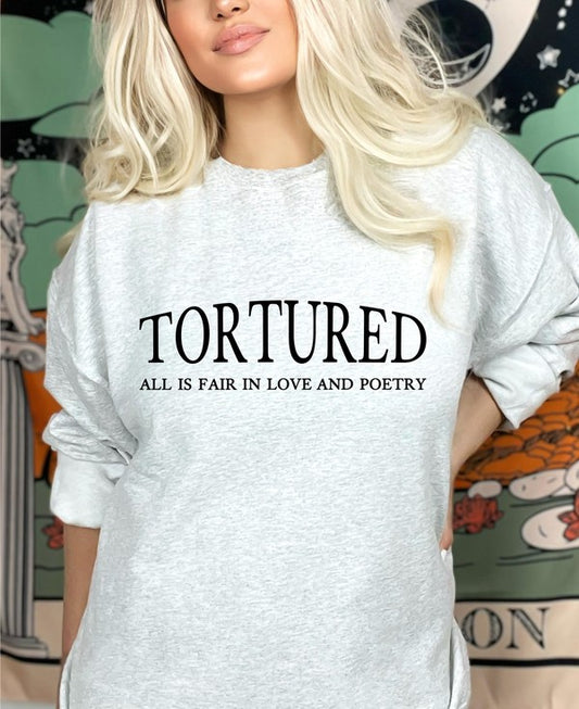 Tortured Graphic Crew Neck Sweatshirt