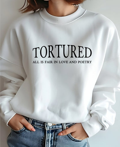 Tortured Graphic Crew Neck Sweatshirt