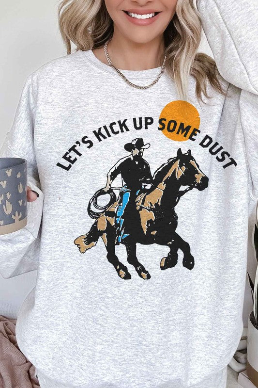 KICK UP SOME DUST OVERSIZED SWEATSHIRT