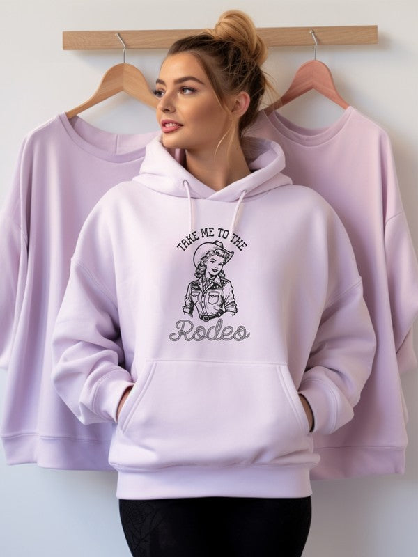 Take Me To The Rodeo Graphic Hoodie Sweatshirt