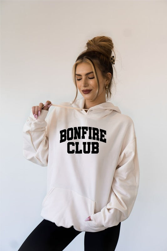 Bonfire Club Graphic Hoodie Sweatshirt