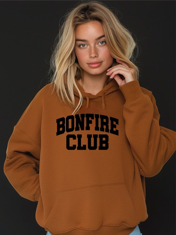 Bonfire Club Graphic Hoodie Sweatshirt