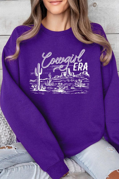 Cowgirl Era Graphic Fleece Sweatshirts