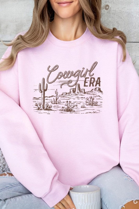 Cowgirl Era Graphic Fleece Sweatshirts