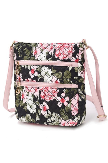 MKF Collection Lainey Botanical Pattern Crossbody