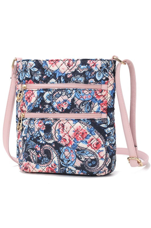 MKF Collection Lainey Botanical Pattern Crossbody