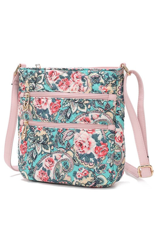 MKF Collection Lainey Botanical Pattern Crossbody